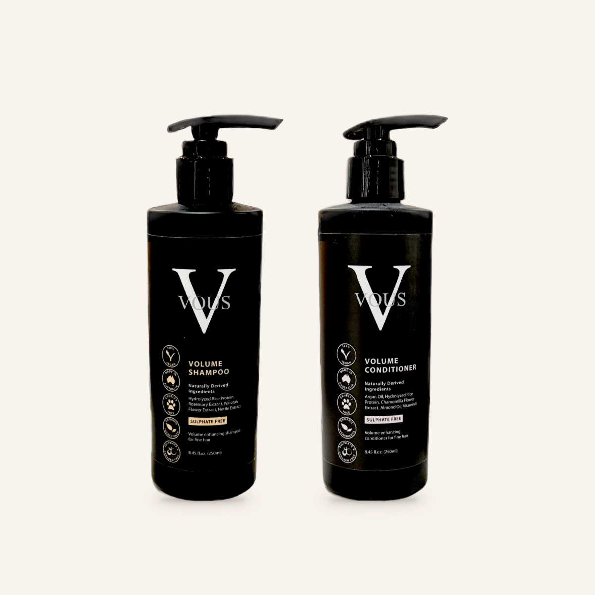 Vous Care Volume Shampoo and Volume Conditioner