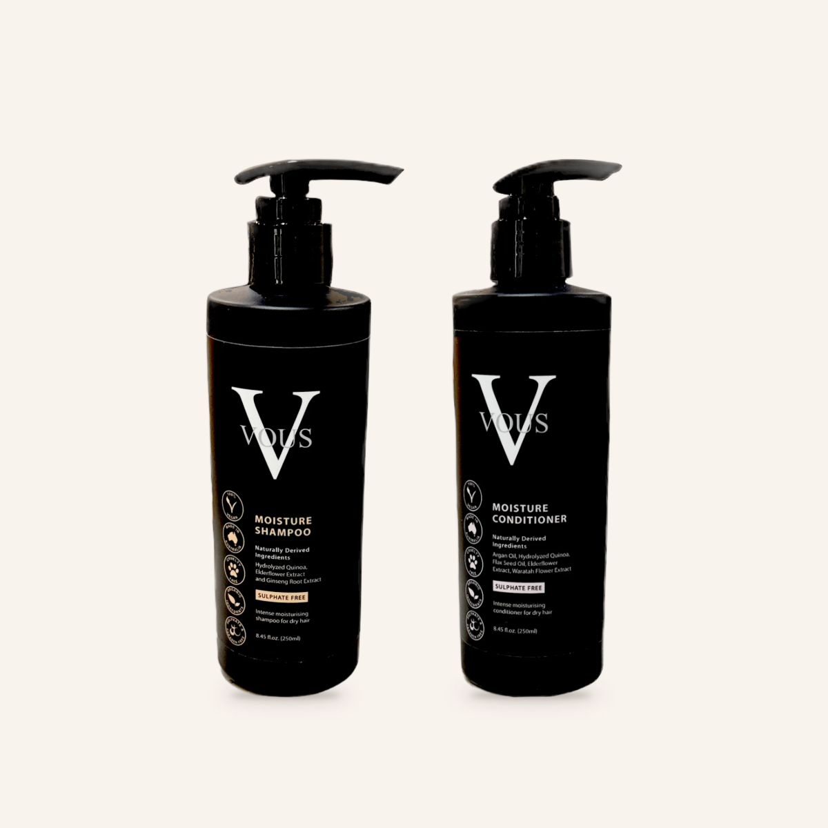 Vous Care Moisture Shampoo and Moisture Conditioner